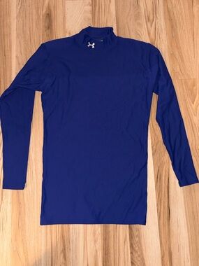 Under Armour Blue Long Sleeve Compression Top